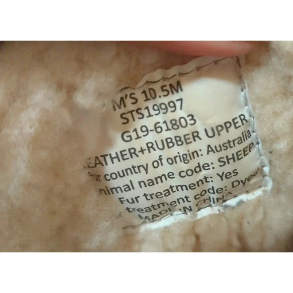 Men's Sperry Top-Sider Ice‎ Bay Tall Duck Winter Boot Shoes Shearling Lined